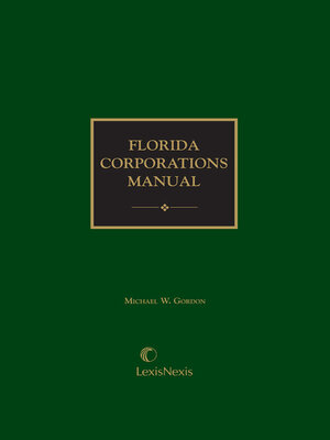 cover image of Florida Corporations Manual